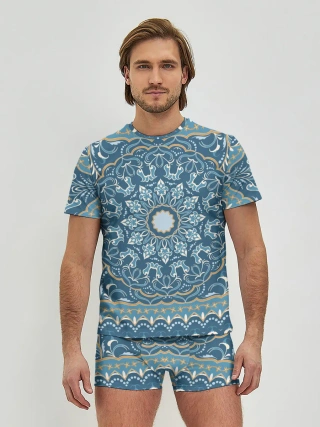 Мужские трусы с футболкой / Кружево