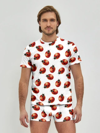 Мужские трусы с футболкой / Нашествие божьих коровок