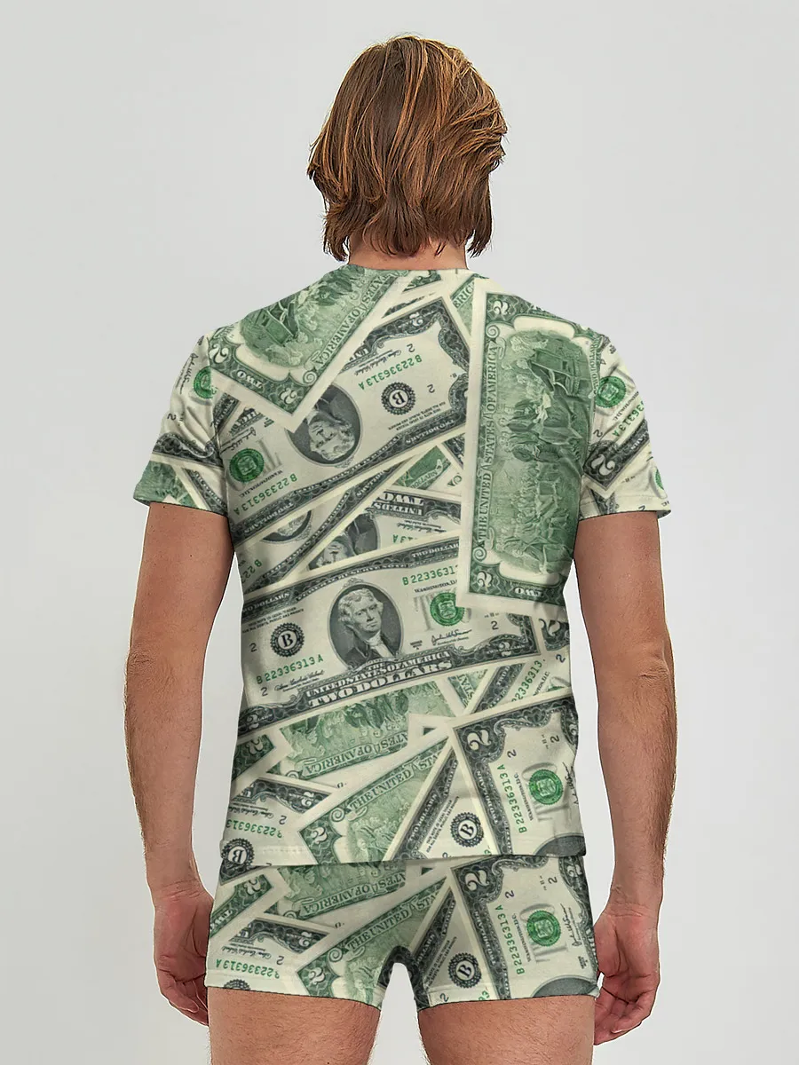 Мужские трусы с футболкой / Доллар