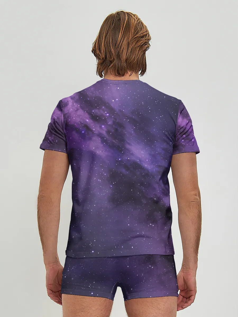 Мужские трусы с футболкой / Космос