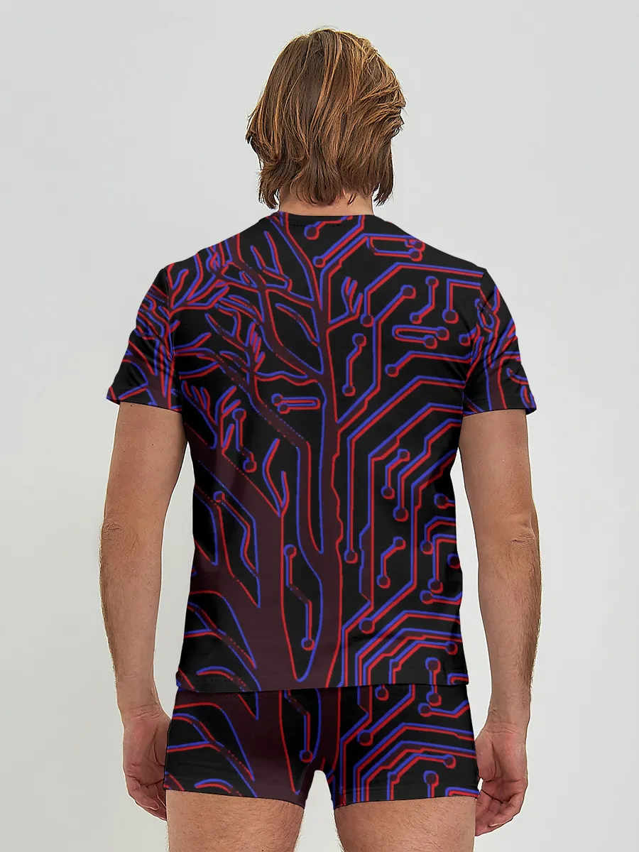 Мужские трусы с футболкой / Cyberpunk 2077