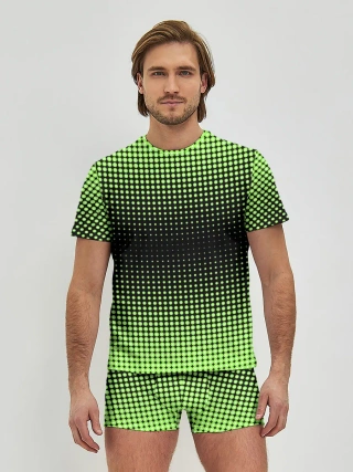 Мужские трусы с футболкой / Симметрия