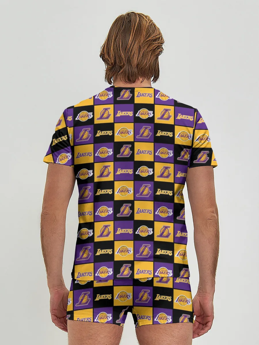 Мужские трусы с футболкой / LA LAKERS | ЛЕЙКЕРС