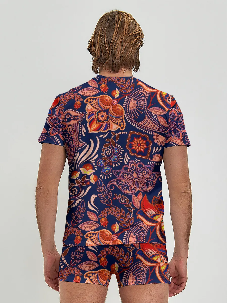 Мужские трусы с футболкой / Ornament-$