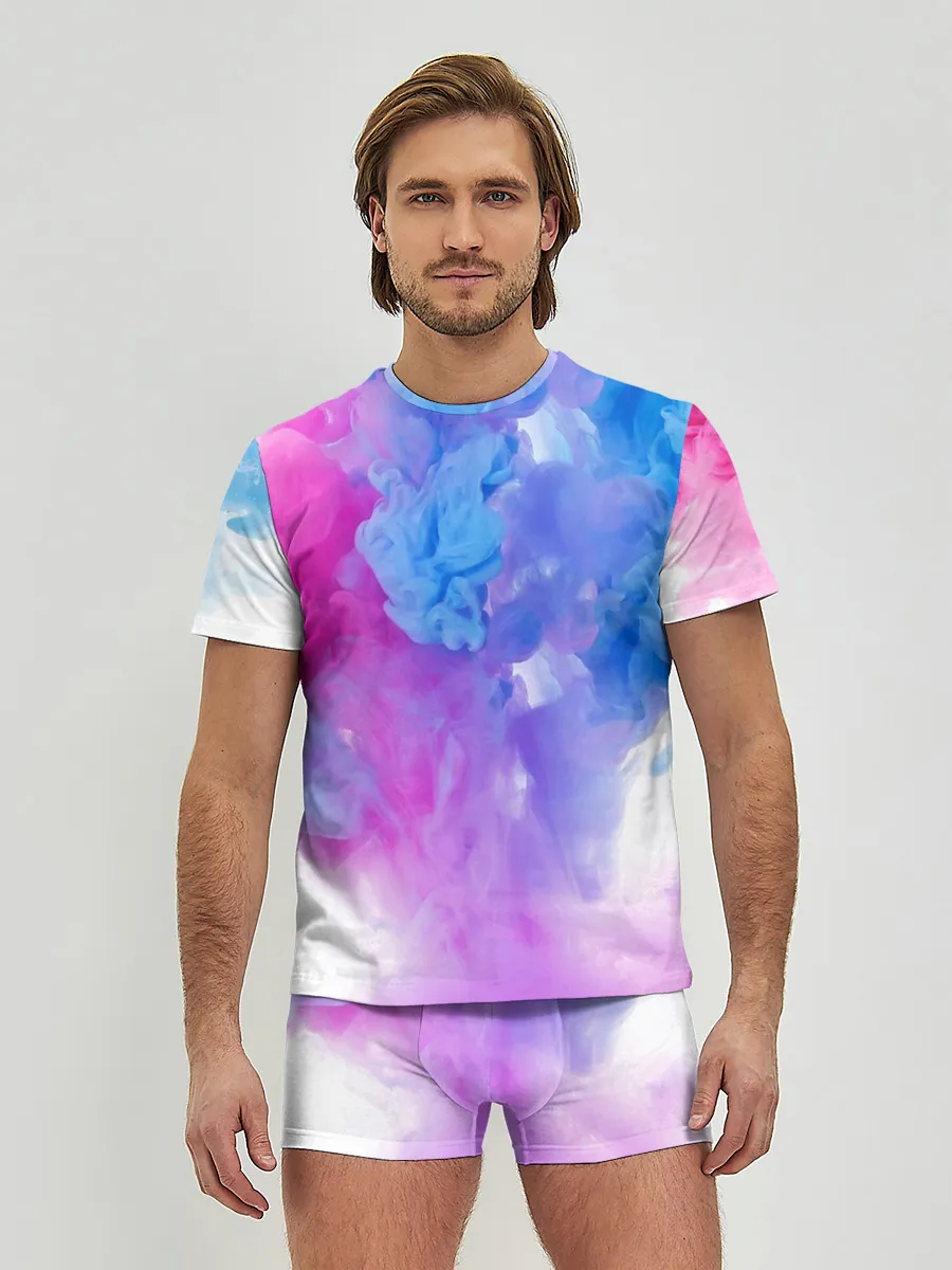 Мужские трусы с футболкой / дым