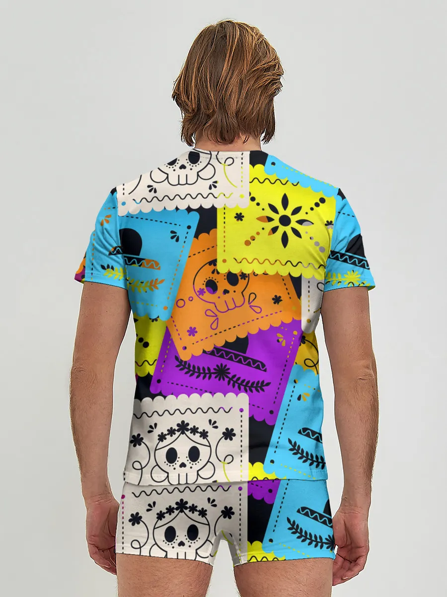 Мужские трусы с футболкой / Color pattern