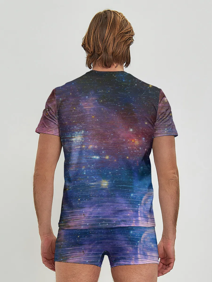 Мужские трусы с футболкой / Glitch space