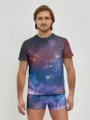 Мужские трусы с футболкой / Glitch space