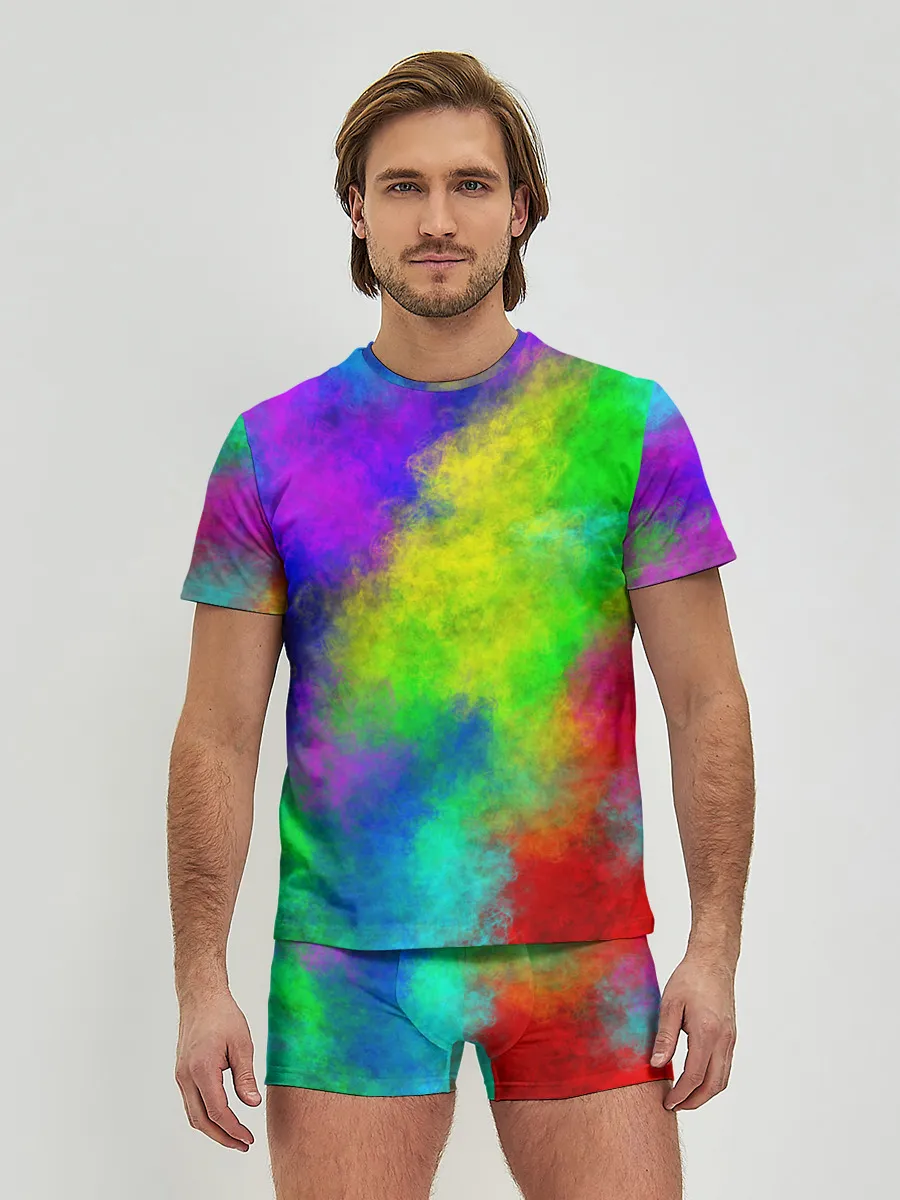 Мужские трусы с футболкой / Multicolored