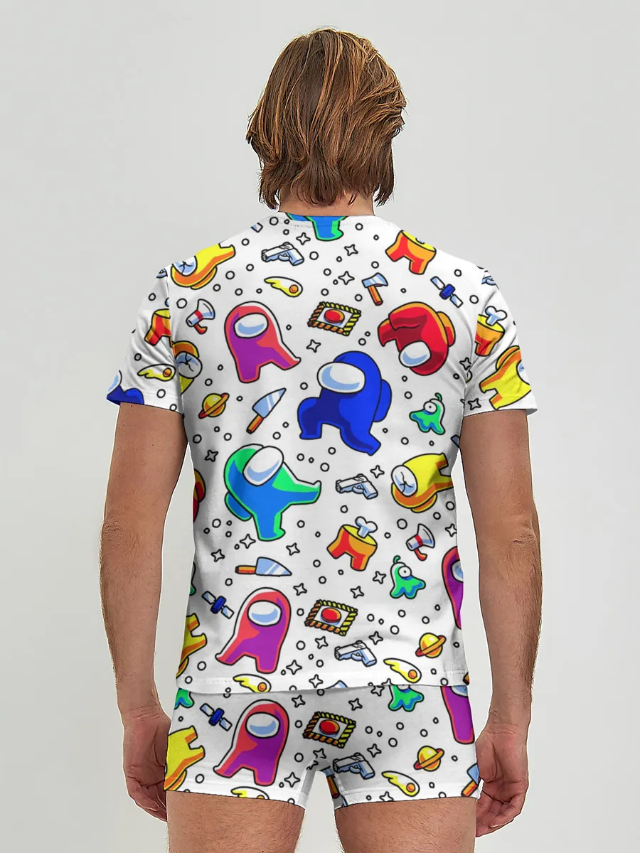 Мужские трусы с футболкой / AMONG US