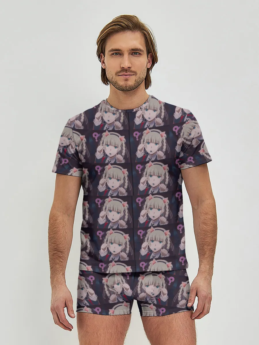 Мужские трусы с футболкой / Кирари Момобами Неко