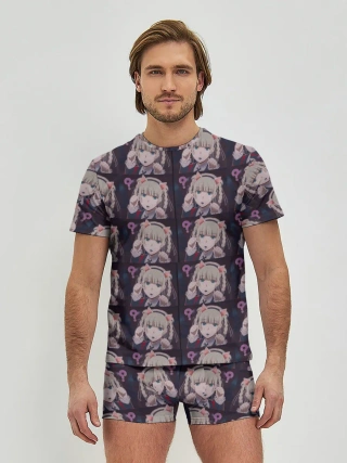 Мужские трусы с футболкой / Кирари Момобами Неко