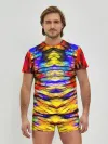 Мужские трусы с футболкой / Батик. Краски
