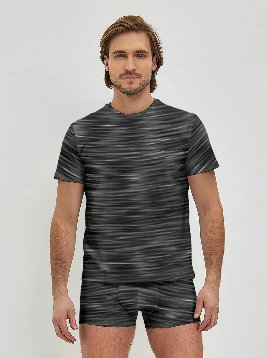 Мужские трусы с футболкой / Цвет асфальт