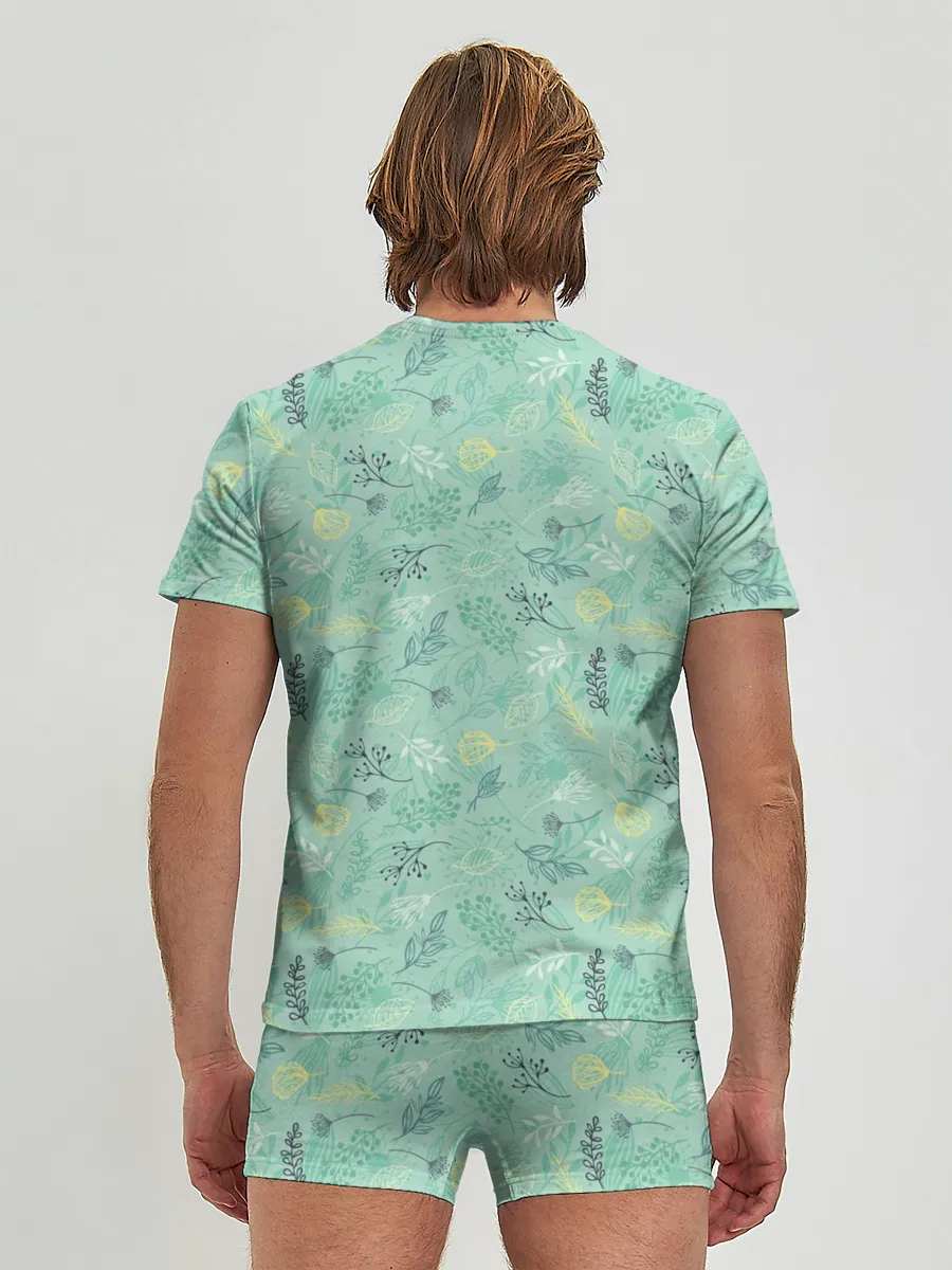 Мужские трусы с футболкой / Гербарий