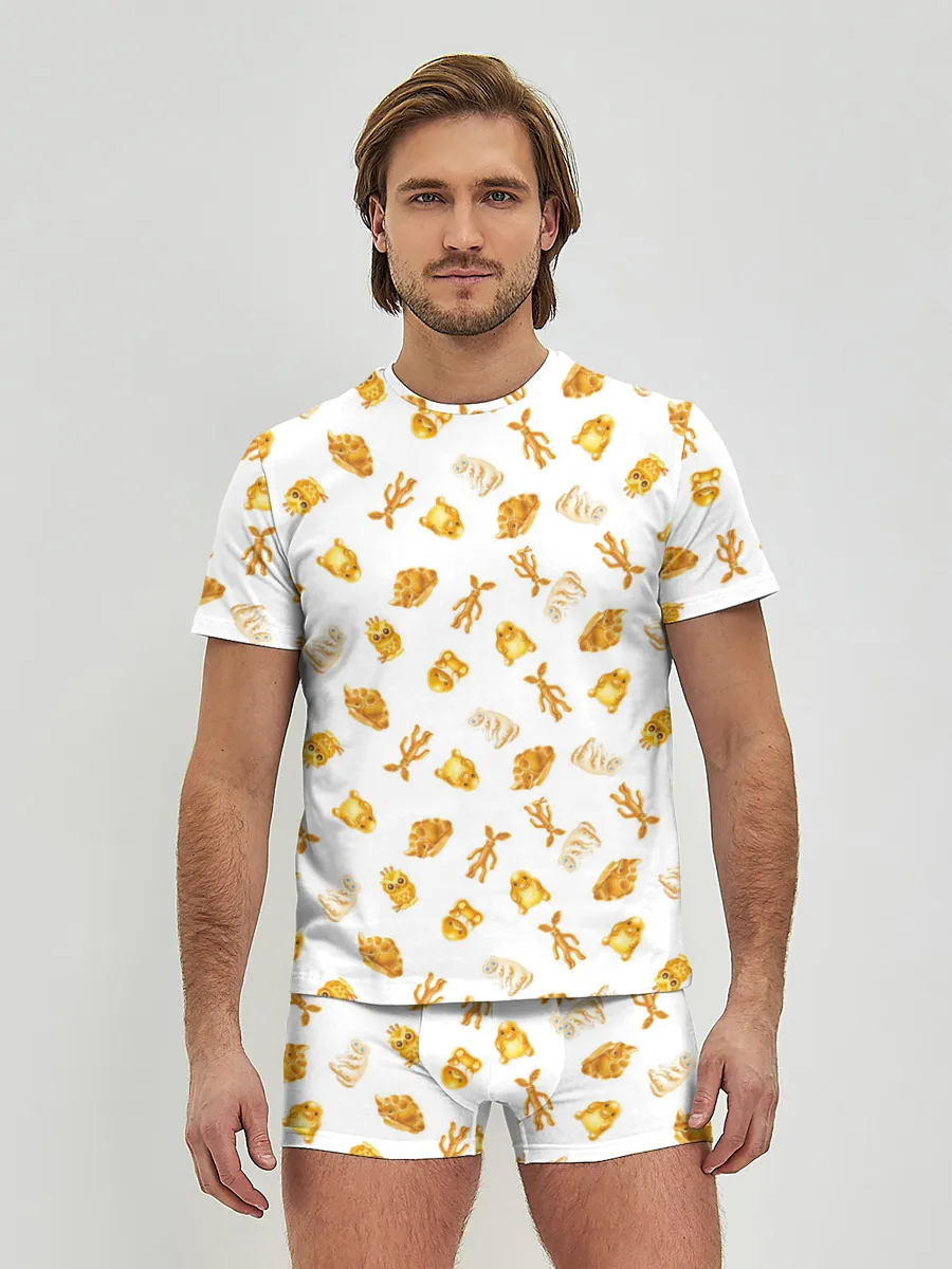 Мужские трусы с футболкой / Baked Goods Kowalski Pattern