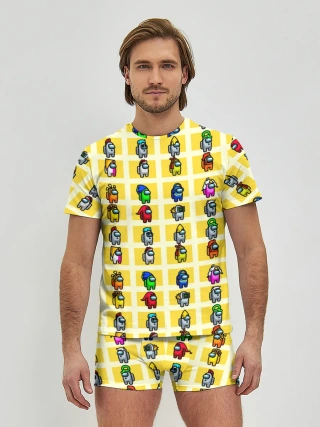 Мужские трусы с футболкой / Among Us