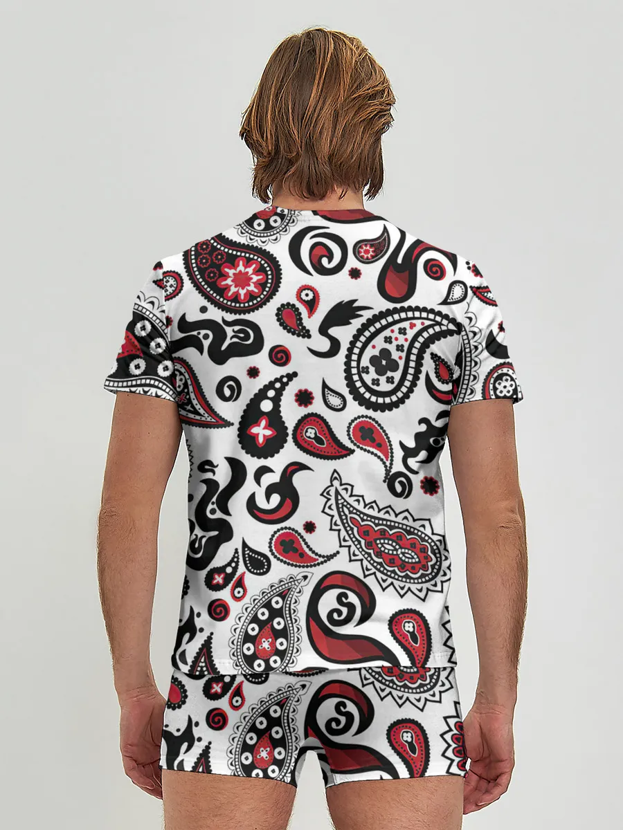 Мужские трусы с футболкой / Молекулярный рисунок