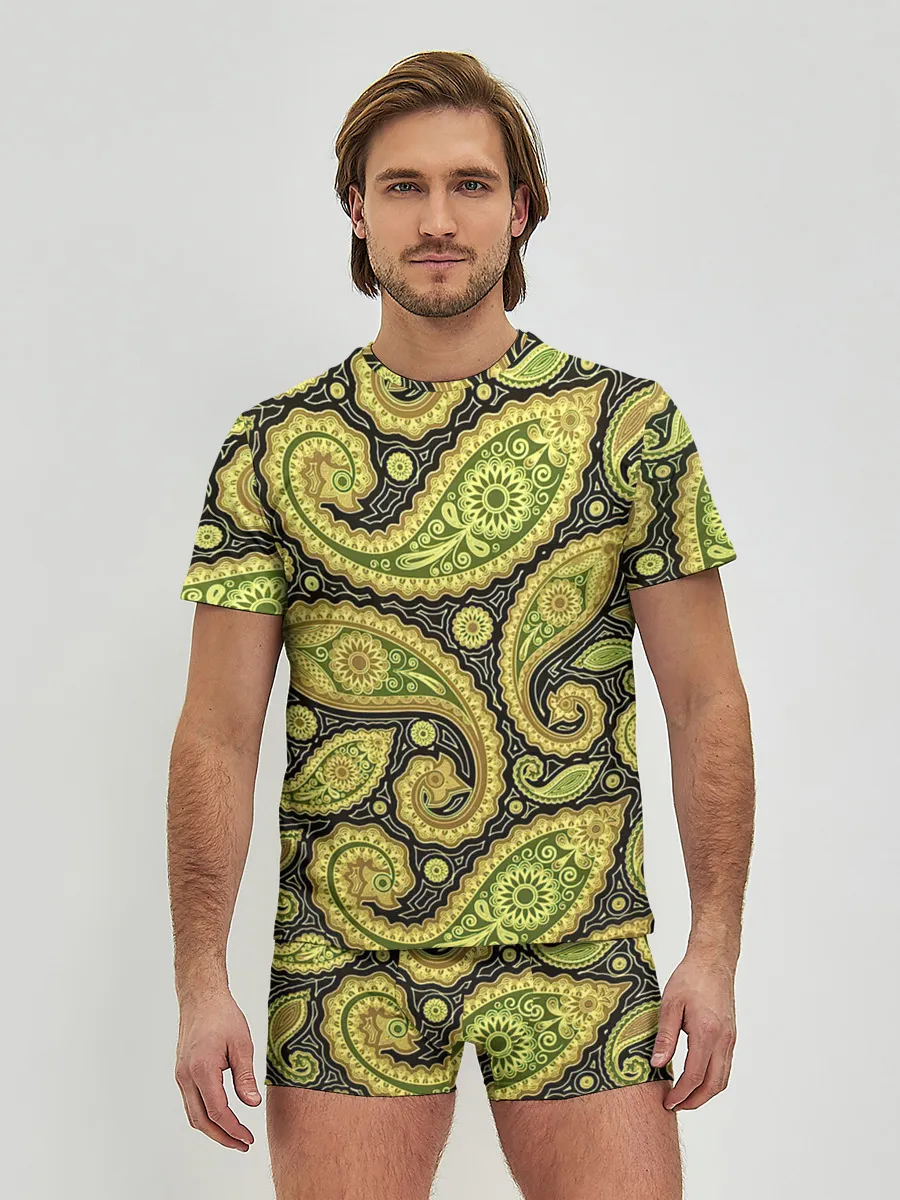 Мужские трусы с футболкой / Молекулярная хна