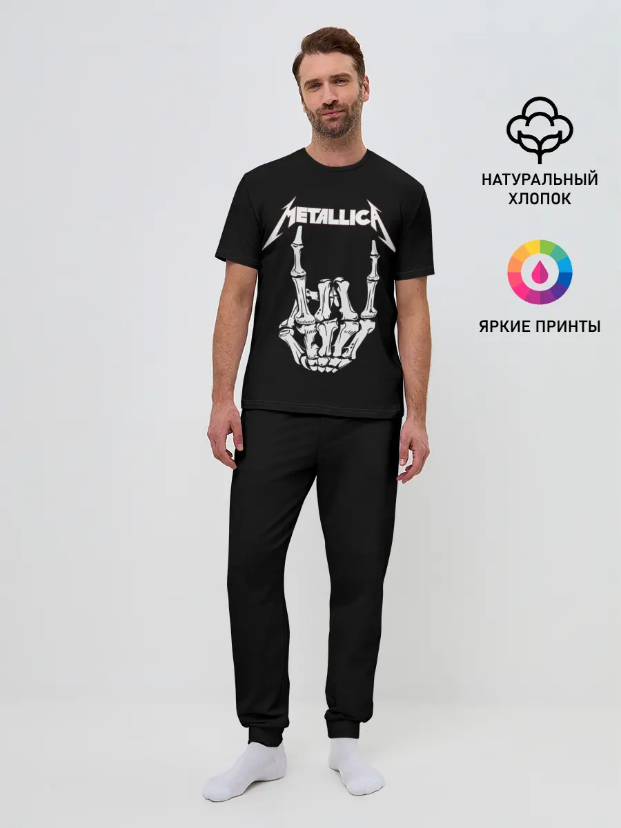 Мужская пижама с брюками / Metallica
