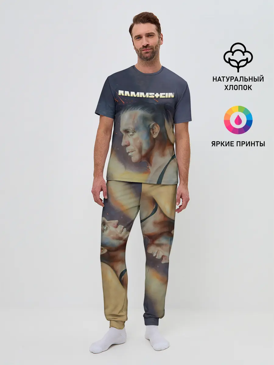 Мужская пижама с брюками / Rammstein