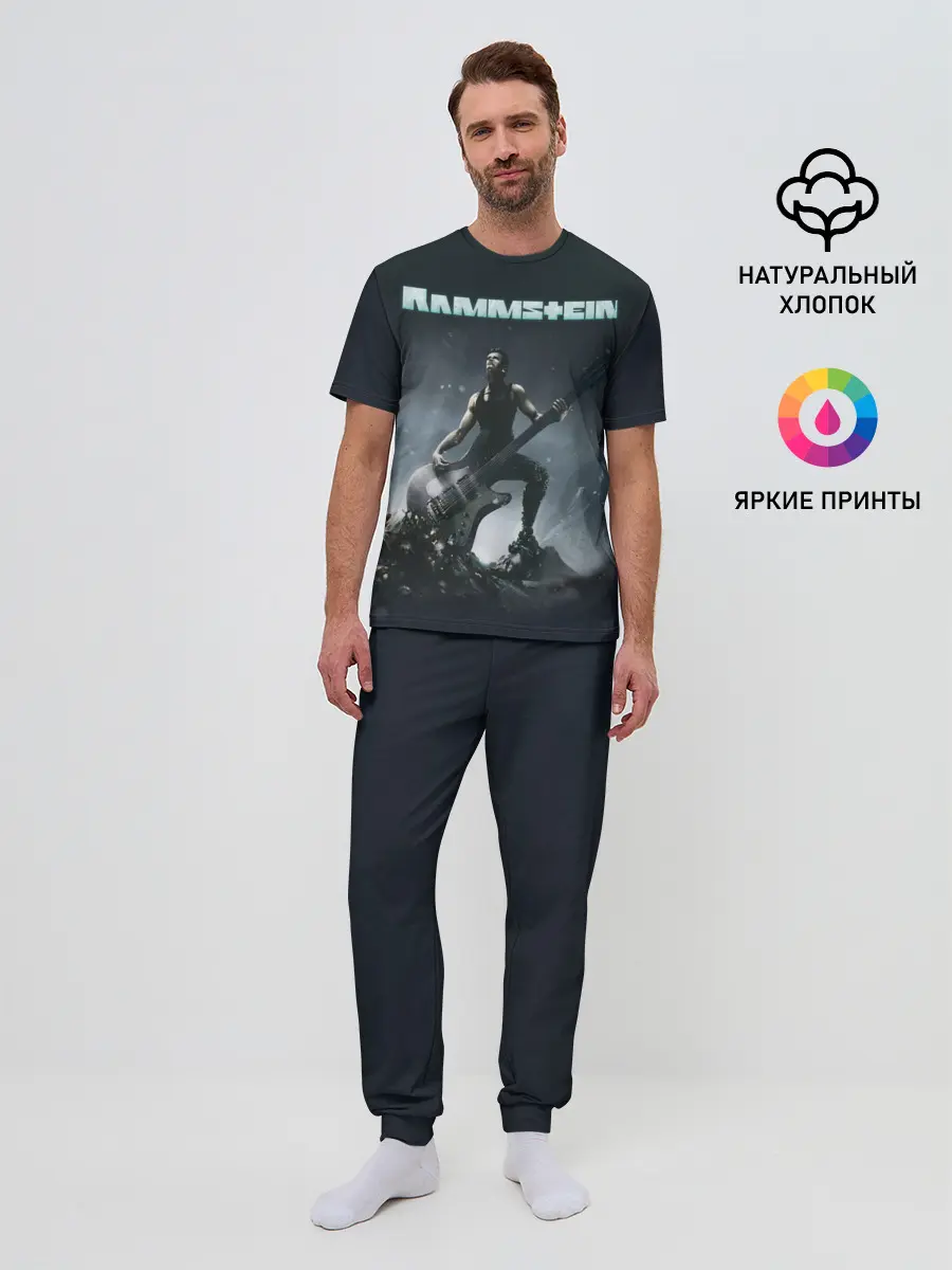 Мужская пижама с брюками / Rammstein