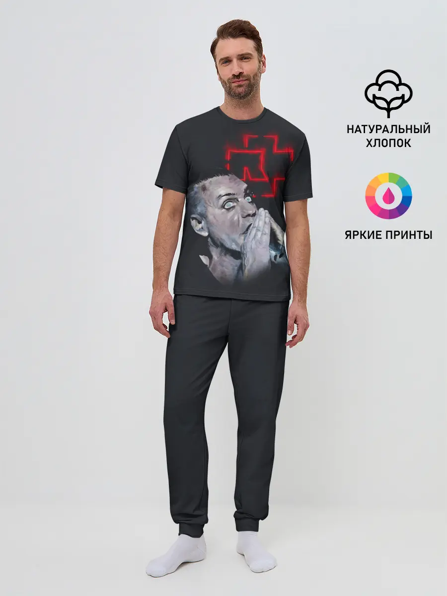 Мужская пижама с брюками / Rammstein