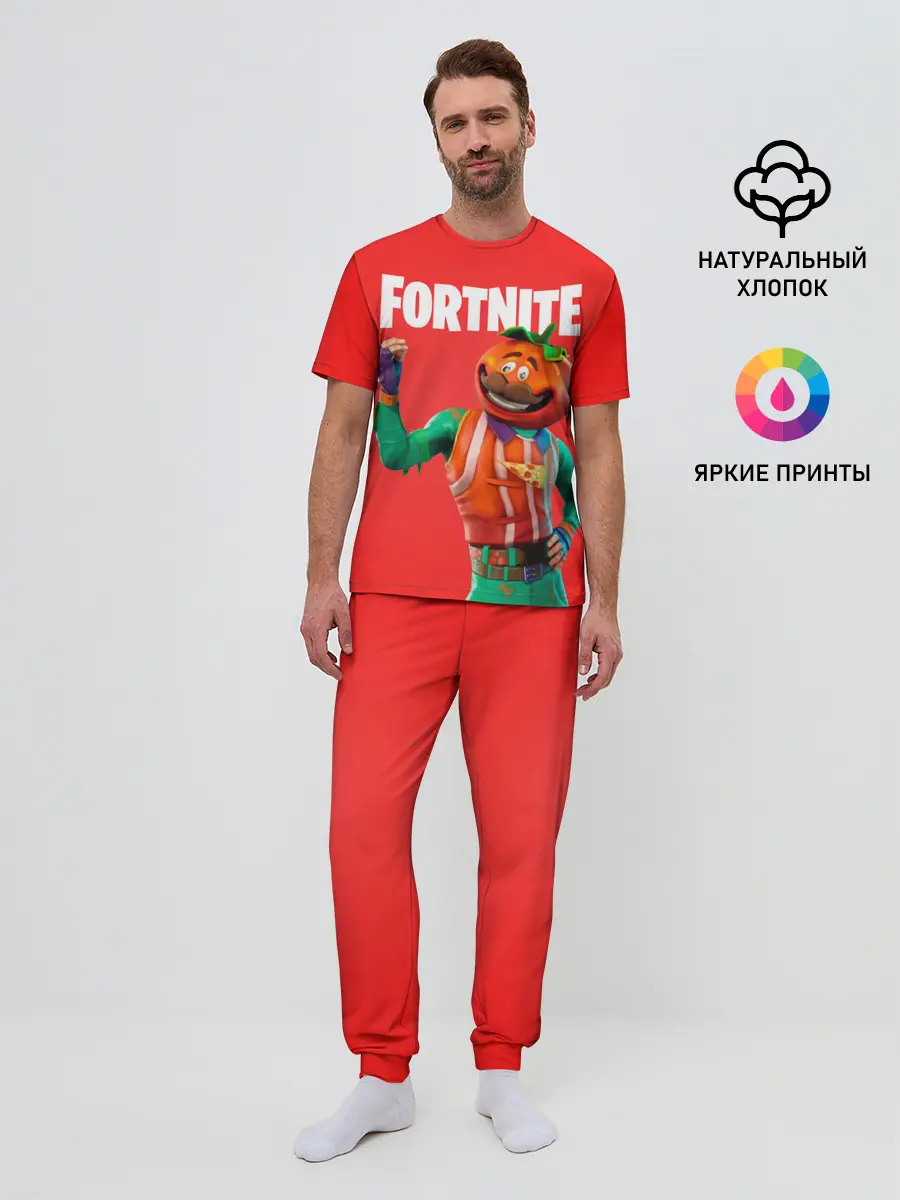 Мужская пижама с брюками / Fortnite