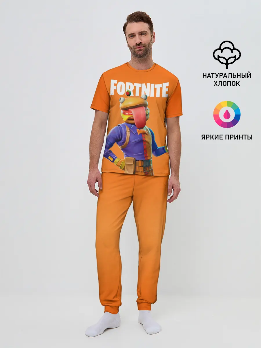 Мужская пижама с брюками / Fortnite