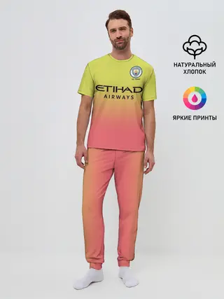 Мужская пижама с брюками / Manchester City third 19-20