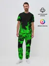 Мужская пижама с брюками / ЗЕЛЁНЫЙ ОГОНЬ | GREEN FIRE