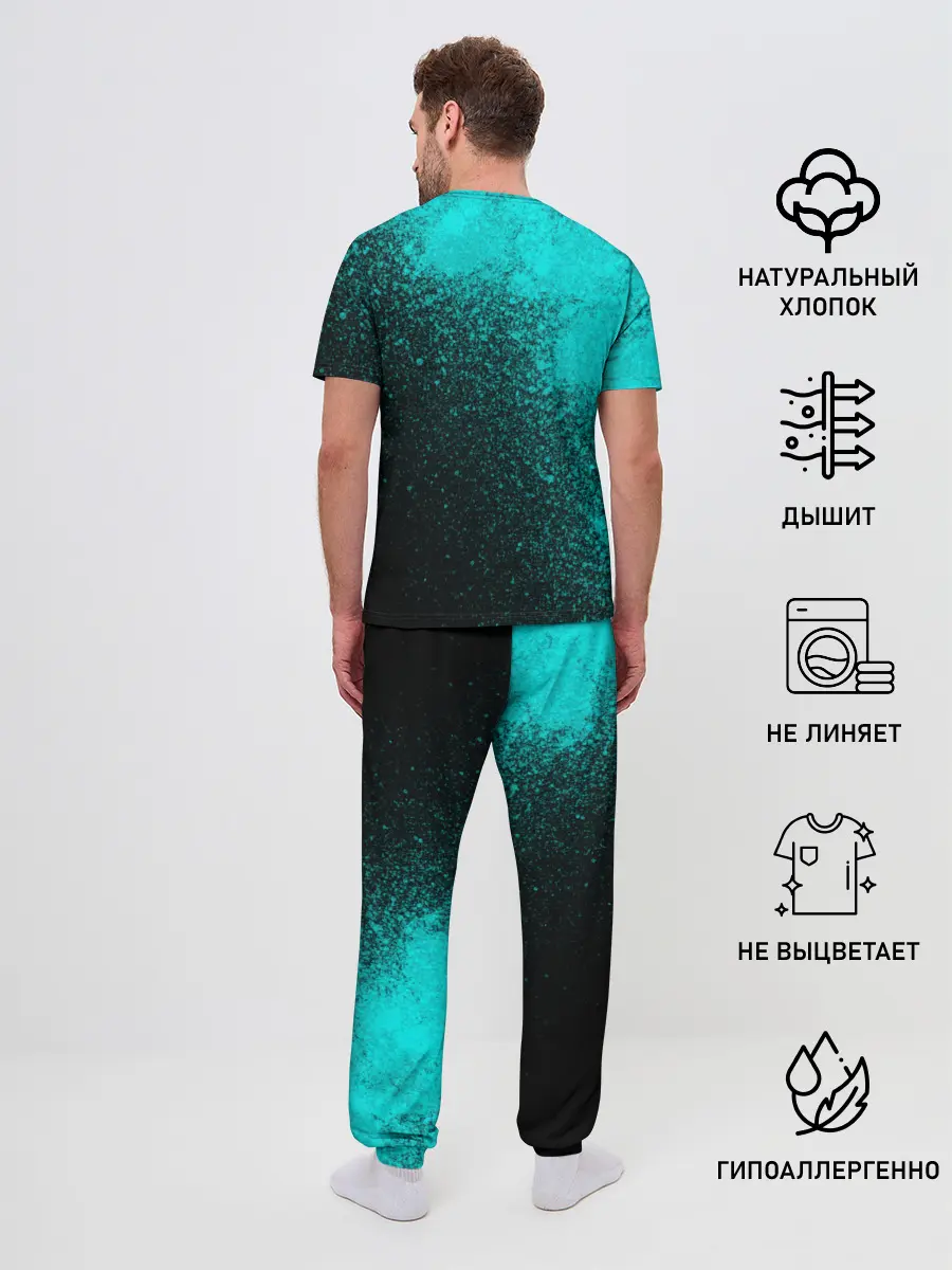 Мужская пижама с брюками / Sally face