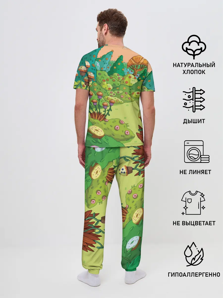 Мужская пижама с брюками / Ливнерог и Джейк