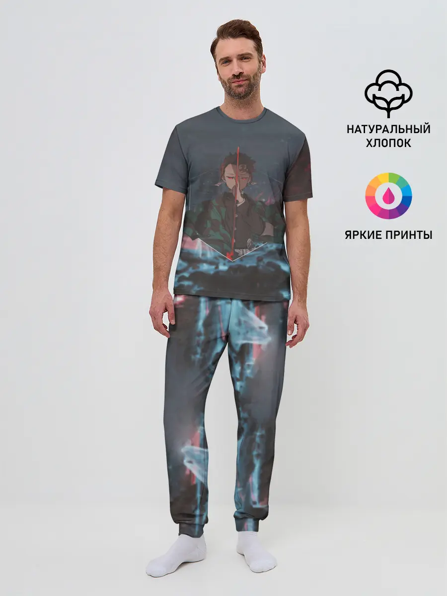 Мужская пижама с брюками / Танджиро Камадо