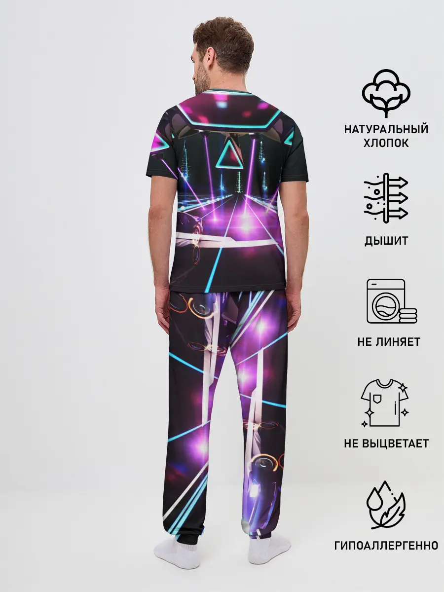 Мужская пижама с брюками / КИБЕРГОРОД