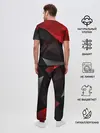 Мужская пижама с брюками / Red & Black