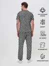 Мужская пижама с брюками / Checkerboard Color