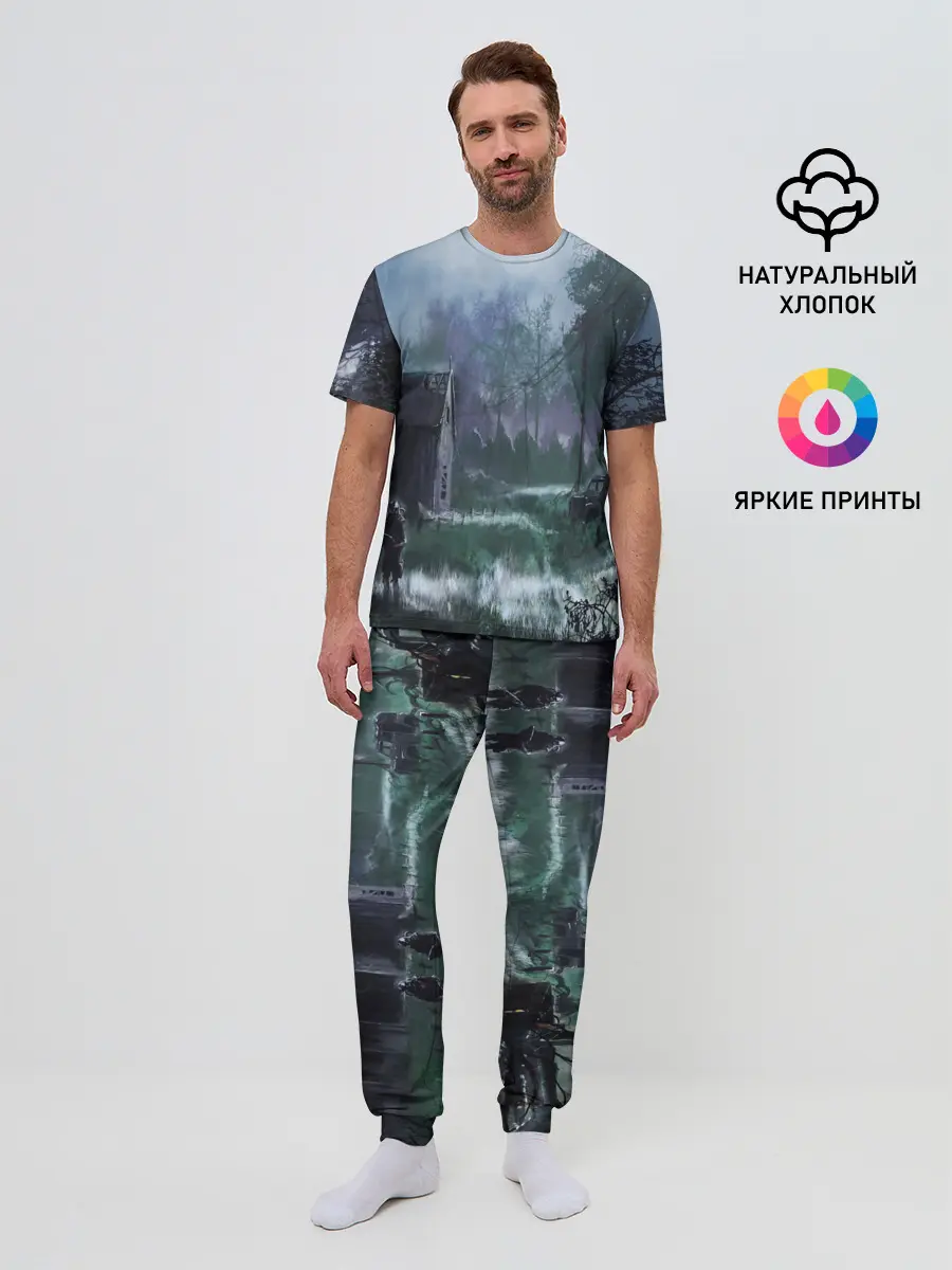 Мужская пижама с брюками / STALKER