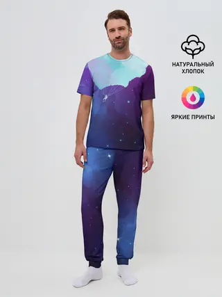 Мужская пижама с брюками / Skydiver