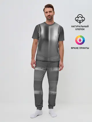 Мужская пижама с брюками / Доспехи рыцаря