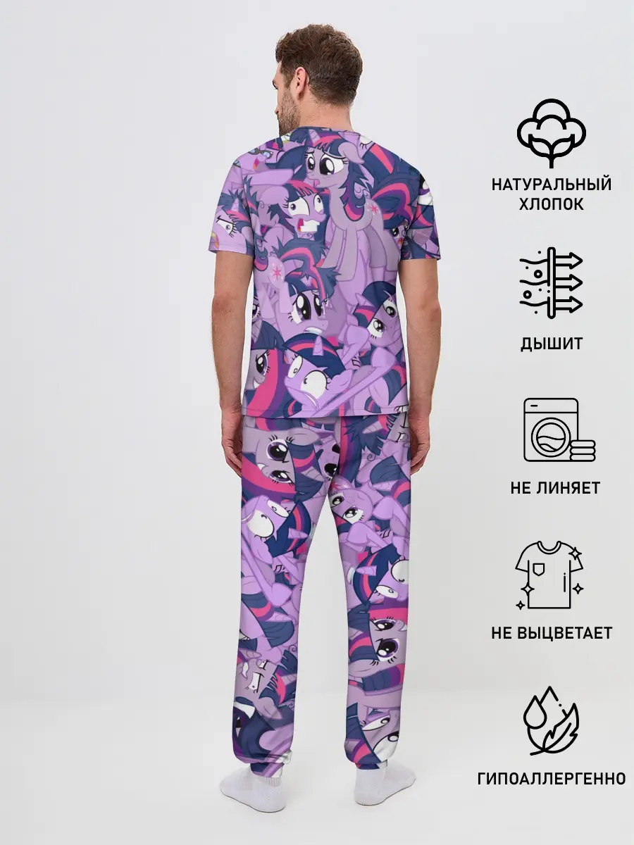 Мужская пижама с брюками / PATTERN PONY