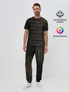 Мужская пижама с брюками / Futuristic technology lines
