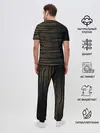 Мужская пижама с брюками / Futuristic technology lines