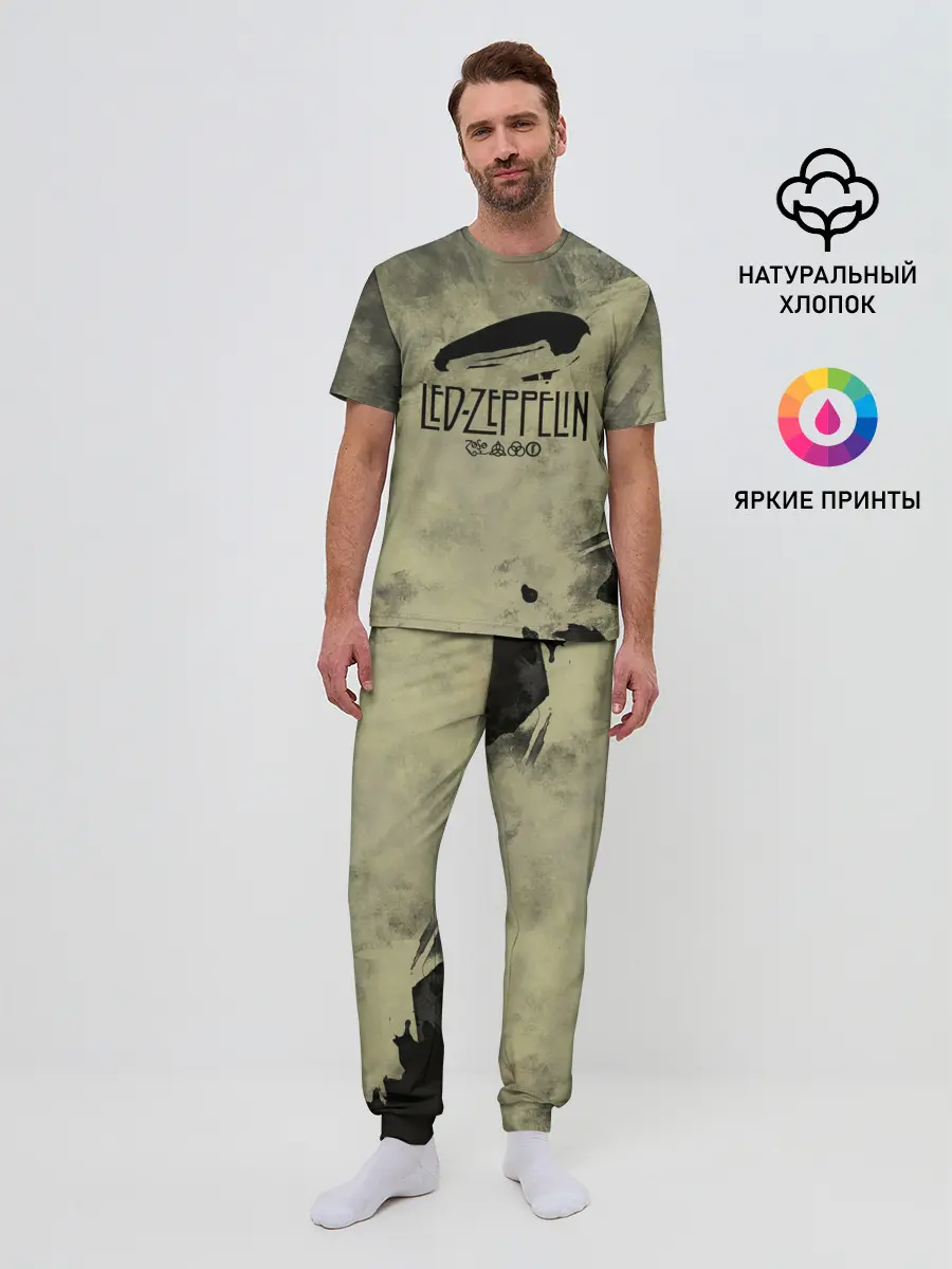 Мужская пижама с брюками / Led Zeppelin
