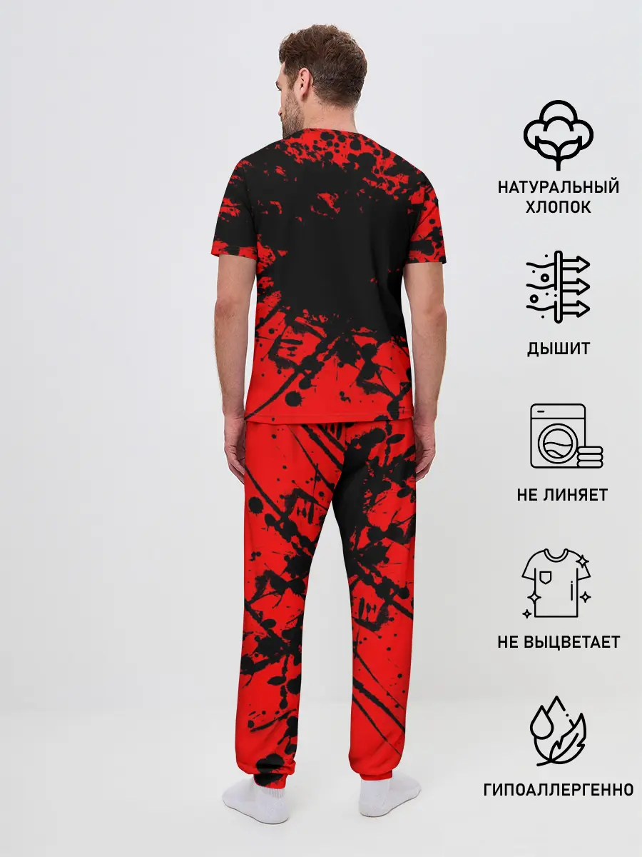 Мужская пижама с брюками / Stalker GSC red