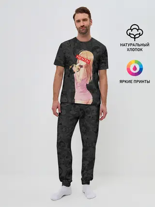 Мужская пижама с брюками / Японская анимация