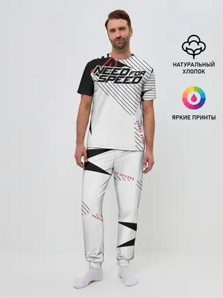 Мужская пижама с брюками / Need for Speed