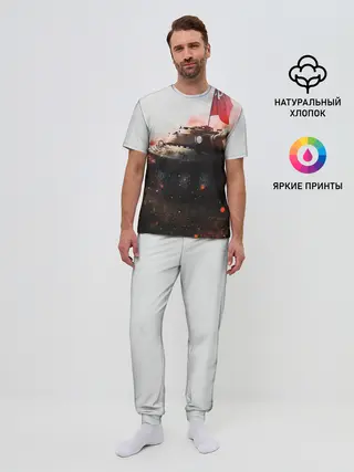 Мужская пижама с брюками / ТАНК СССР