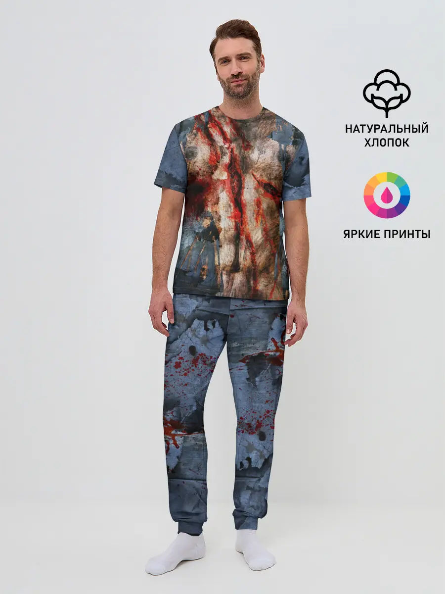 Мужская пижама с брюками / Оборотень