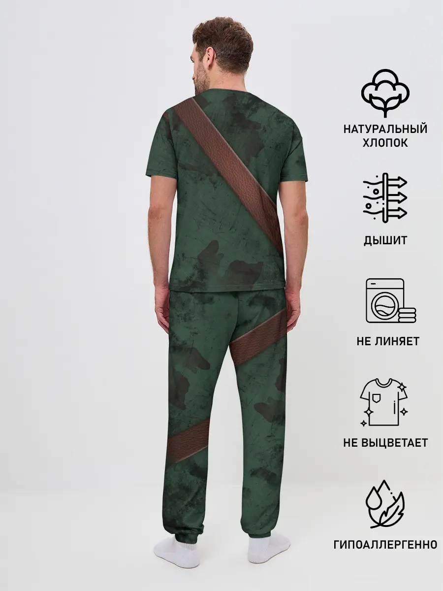 Мужская пижама с брюками / Пират